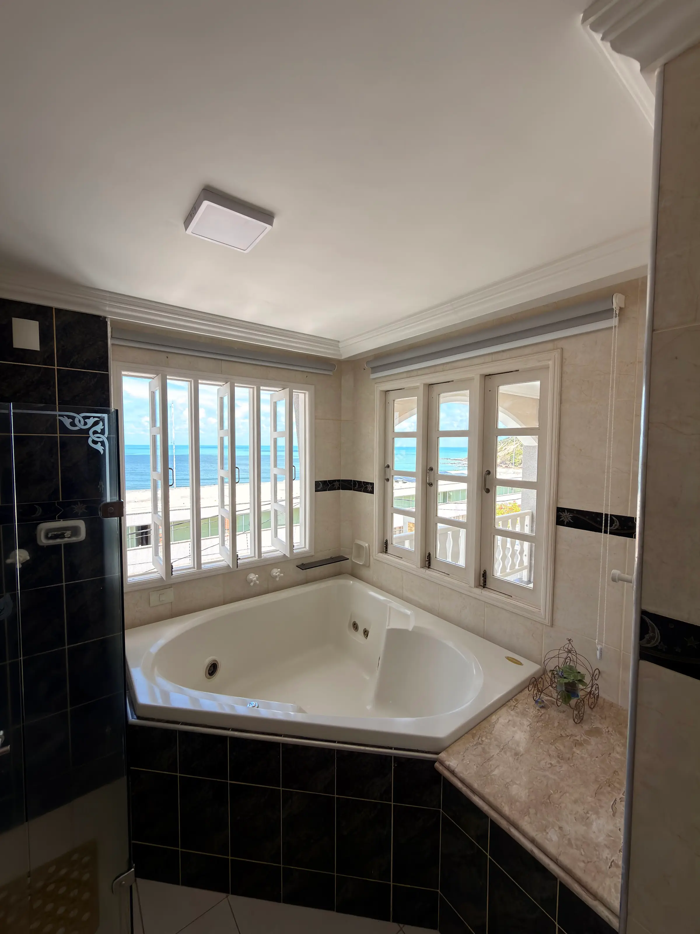 Master suite whirlpool bath