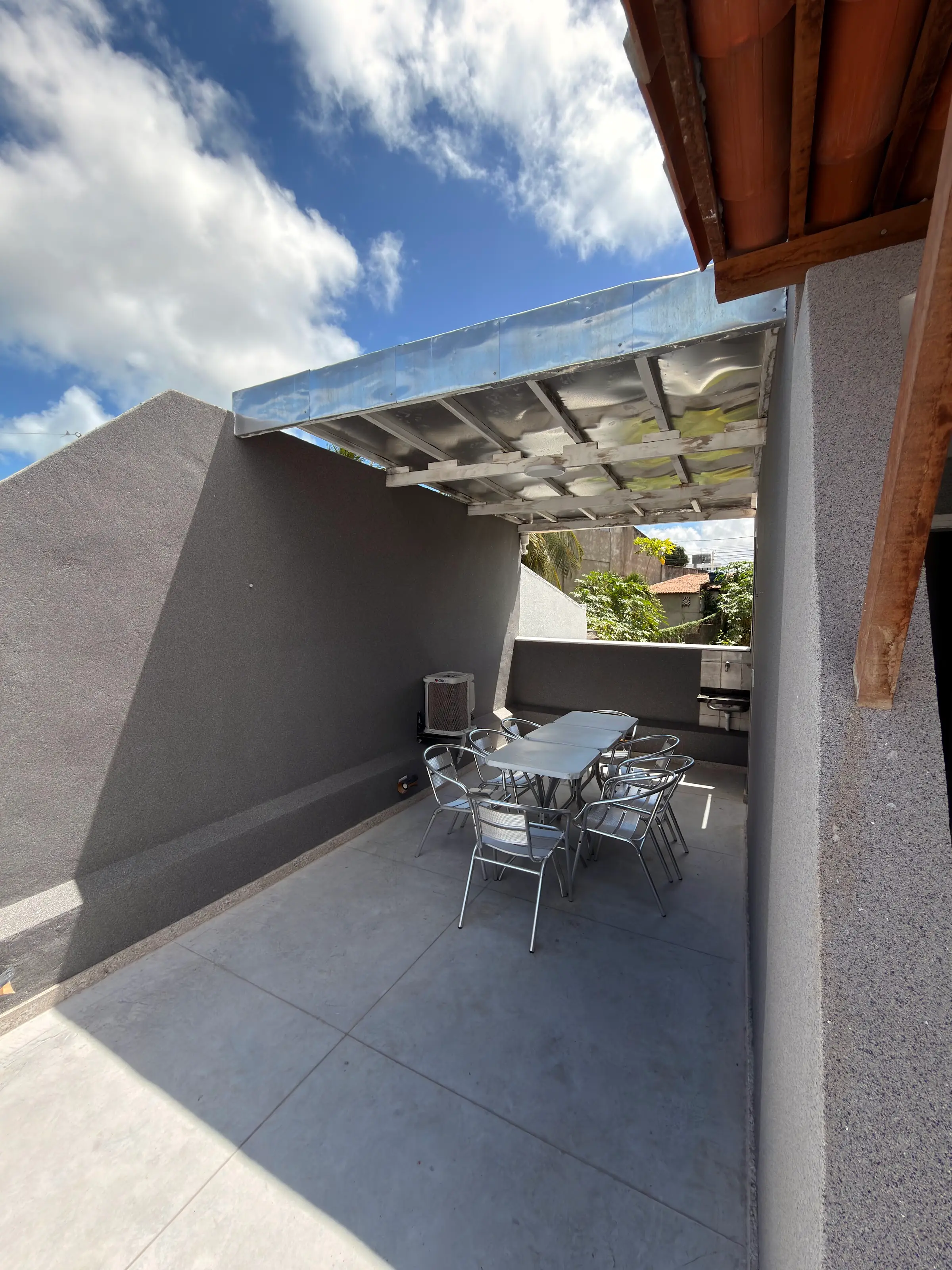 Terrace gourmet area